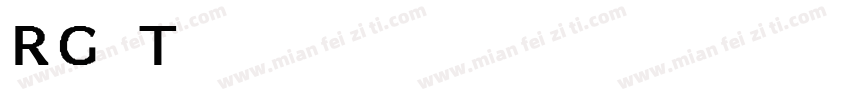 RG Title Bold字体转换